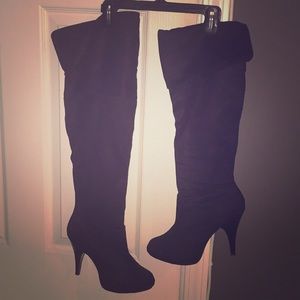 Knee High Suede Boots